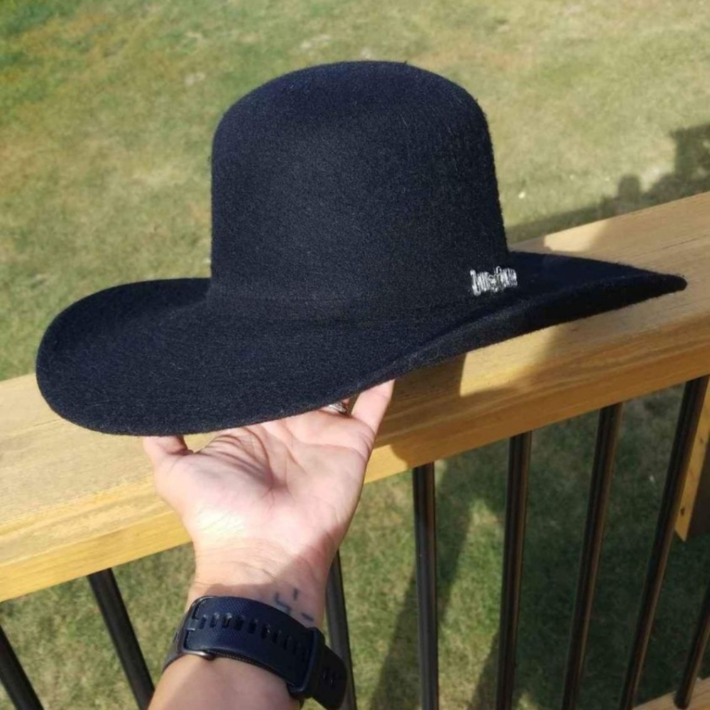 10x Grizzly Fur Felt Western Cowboy Hat - 6 7/8 - Picture 6 of 6